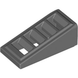 61409-85 Dakpan 18 graden 2x1 met vier sleuven grijs, donker (blauwachtig) NIEUW *1B194