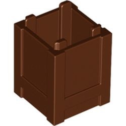 61780-88G Box met top opening bruin, roodachtig gebruikt *5K000
