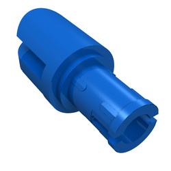 6217-7G Arm met pin en drie vingers blauw gebruikt *5K000
