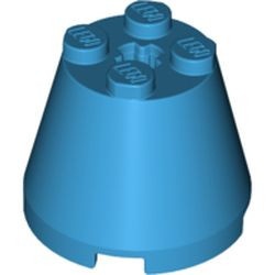 6233-153 Kegel 3x3x2 blauw, donkerazuur NIEUW *1L088