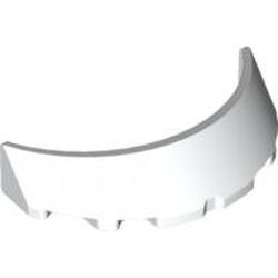 62360-1G Autoruit 3x6x1 gebogen wit gebruikt *5D0000