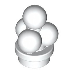 6254-1 IJsco vijf bolletjes (Vanille) wit NIEUW *0W008