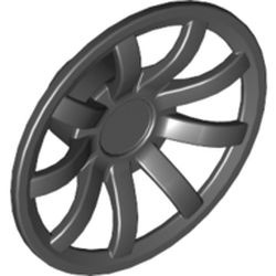 62701-11 Wieldop 9 spaken 24mm zwart NIEUW *5W000