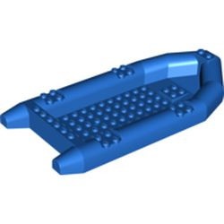 62812-7G Rubberboot GROOT blauw gebruikt *