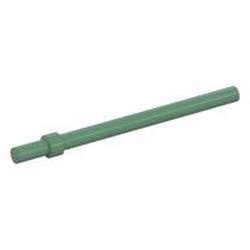 63965-48 Paal 6 noppen met stopring groen, zandkleurig NIEUW *1B055
