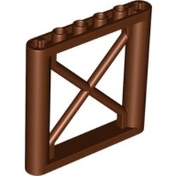 64448-88 Steun 1x6x5 vakwerk bruin, roodachtig NIEUW *2B071