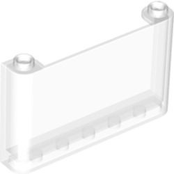 64453-12 Ruit plat 1x6x3 (bus, tram enz) transparant NIEUW *