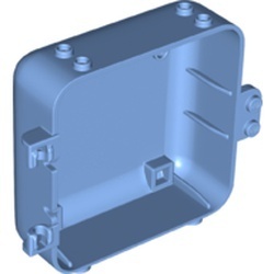 64454-42 Box 3x8x6 2/3 halve (achterkant) (PAKKETPOST) blauw, midden NIEUW *5K000
