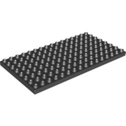 6490-11 DUPLO plaat 8x16 zwart NIEUW *