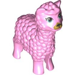 65405pb01-104 Alpaca/lama roze, helder NIEUW *0D000