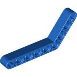 6629-7G Technic, Hefbalk 1x9 gebogen (6x4) dik blauw gebruikt *1D000