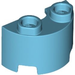 68013-156 Cylinder half 1x2x1 blauw, middenazuur NIEUW *0D000
