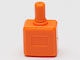 6932c-4 Parfumflesje vierkant oranje NIEUW *0B0000