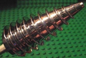 71612cx1 Spiraal/boor Rock Raiders chrome zilver gebruikt *0D0000