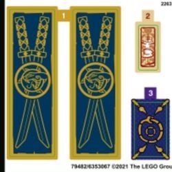 71735stk01 STICKER 71735 Tournament of Elements NIEUW *0S0000