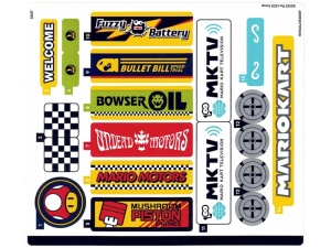 72036stk01 STICKER 72036 Baby Peach&Grand prix set NIEUW *0S0000