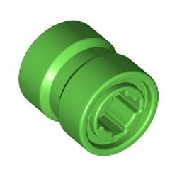 74967-36 Wiel 8x9mm met asgat, dichte rand groen, helder NIEUW *5W000