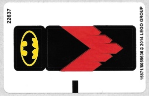 76011stk01 STICKER 76011 Batman: Man-Bat attack NIEUW *0S0000