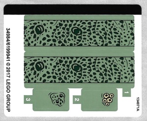 76085stk01 STICKER 76085 Battle of Atlantis NIEUW *0S0000
