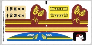 7637stk01 STICKER 7637 Farm NIEUW *0S0000