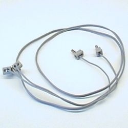 765c96-9G Snoer klassiek, 96 noppen lang, 4x connector lichtgrijs (klassiek) gebruikt *1D000