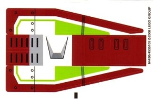 7679stk01 STICKER STAR WARS Rebublic Fighter Tank NIEUW *0S0000
