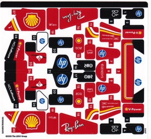 77242stk01 STICKER 77242stk01 Ferrari SF-24 NIEUW *0S0000