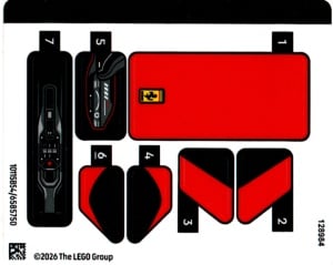 77254stk01 STICKER 77254stk01 Ferrari SF90 XX Stradela NIEUW *0S0000