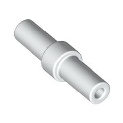 78258-1 Paal lengte 2 MET STOPRING IN MIDDEN wit NIEUW *0L0000