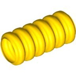 78c02-3G Slang geribbeld 2 nops geel gebruikt *5D0000