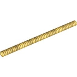 78c16-115G Slang geribbeld lengte 16 noppen goud, parel gebruikt *5D0000