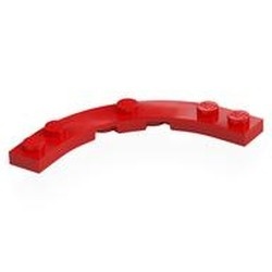80015-5 Platte plaat rond 5x5 macaroni rood NIEUW *5D0000