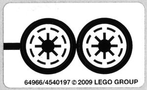 8014stk01 STICKER 8014 STAR WARS Clone Walker Battlepack NIEUW *0S0000