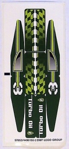 8138stk01 STICKER 8138 Phantom Crusher NIEUW *0S0000