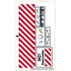 8421stk01 STICKER 8421 Mobiele hijskraan NIEUW *0S0000