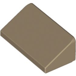 85984-69 Dakpan klein 30 graden 2x1x 2/3 (2 nop breed) crème,donker NIEUW *1B192