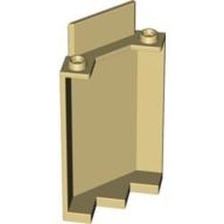 87421-2 Kasteelmuur 3x3x6 Hoek NIEUWE BODEM crème NIEUW *