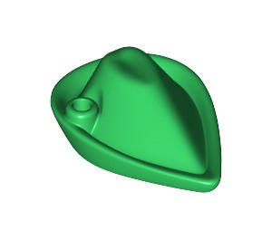 88489-6 Boswachterspetje met gat voor veer groen NIEUW *0L0000