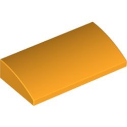 88930-110 Dakpan gebogen 2x4x2/3 geen noppen, MET bodemtubes oranje, lichthelder NIEUW *5K000