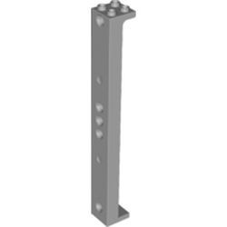 91176-86 Pilaar 2x2x13 met 5 pins gat grijs, licht (blauwachtig) NIEUW *