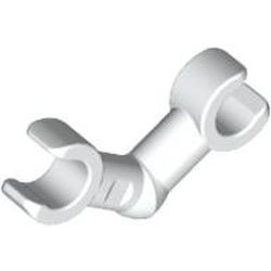 93609-1 Skeletarm gebogen met horizontale grip wit NIEUW *0W002