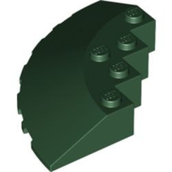 95188-80 Steen, 6x6 hoek met 33 graden afloop groen, donker NIEUW *5K000