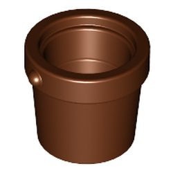95343-88 Emmer (handvat zie 95344) bruin, roodachtig NIEUW *5C073