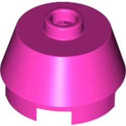98100-47 Kegel toelopend 2x2 roze, donker NIEUW *1B087