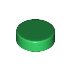 98138-6 Tegel 1x1 ROND groen NIEUW *1B141