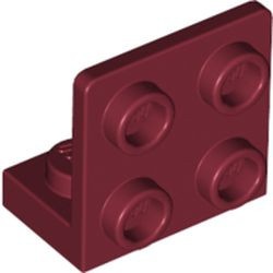 99207-59 Verbindingsplaat 1x2- 2x2 OMGEKEERD rood, donker NIEUW *1B261
