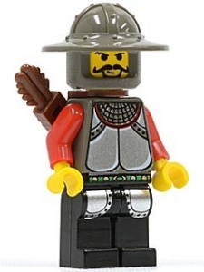 cas246G Knights Kingdom - Knight 1, met Quiver gebruikt *0M0000