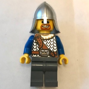 cas407 Fantasy Era - Ridderkoning met helm en baard NIEUW *0M0000
