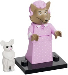 colshr-9 SHREK: Grote Boze wolf met lammetje en standaard 0M0000 NIEUW *