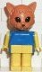 Fab3eG Cat 1- Trui blauw, broek geel gebruikt *2R0000